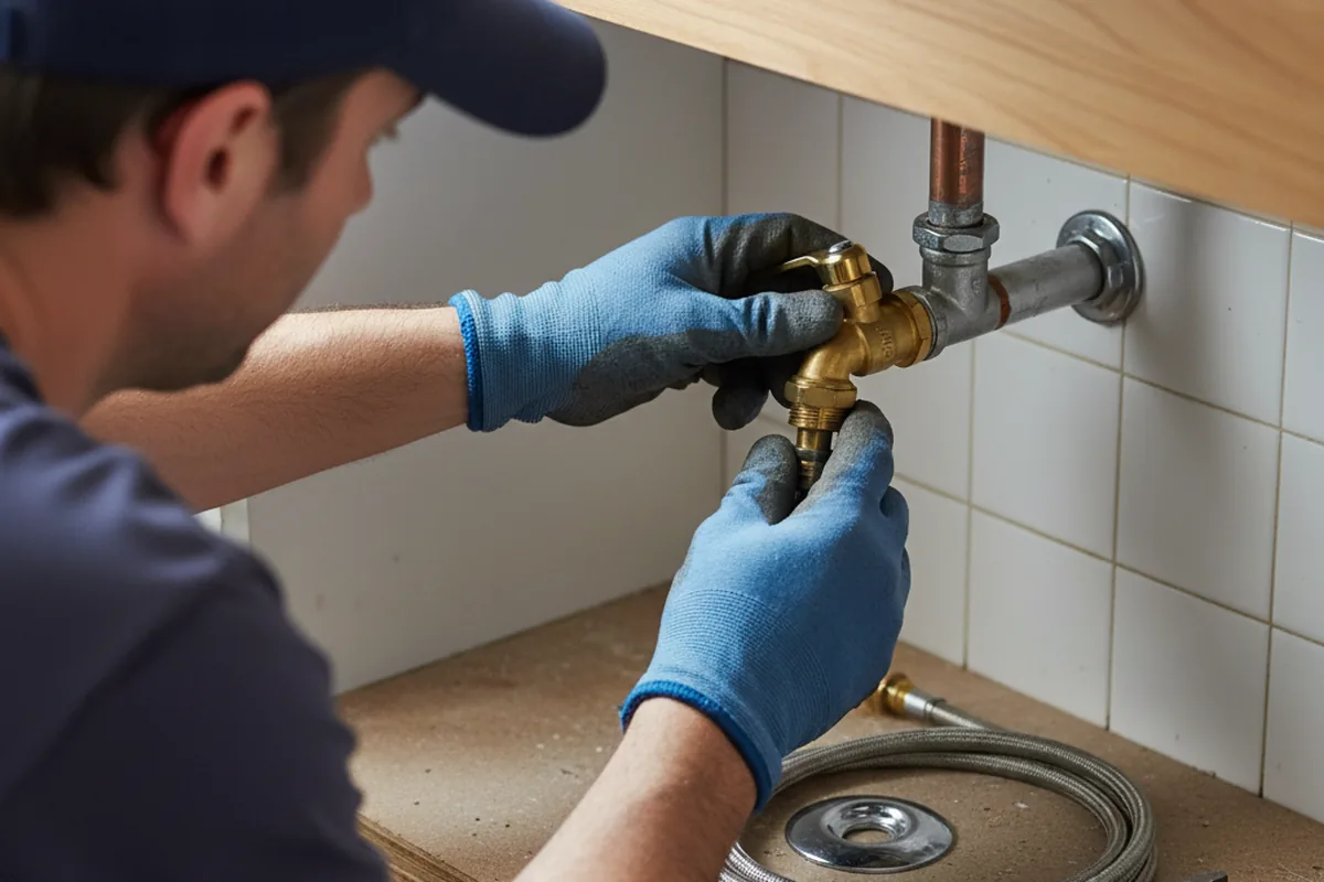 Shutoff valve and fitting work during Emergency Plumbing in Memphis